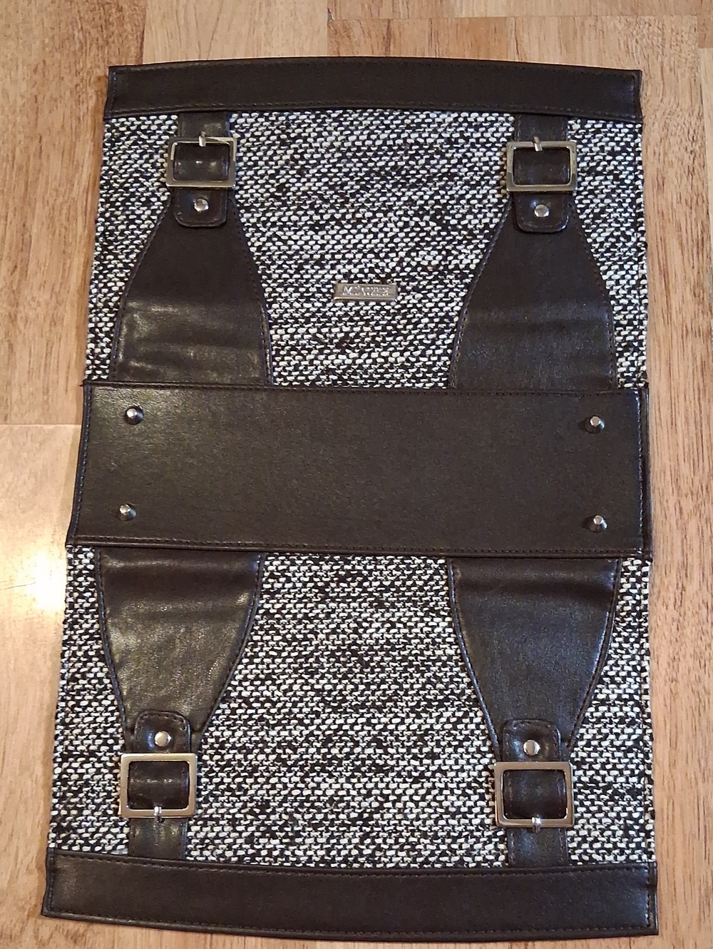 Miche Brown and White Tweed Magnetic Shell
